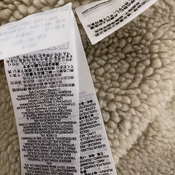 Levis Sherpa jacket dark wash denim Excellent condition Size XXL - Picture 9 of 10